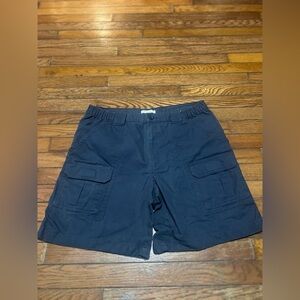 Savane Navy Blue Men's Cargo Shorts - Multi-Pocket Utility